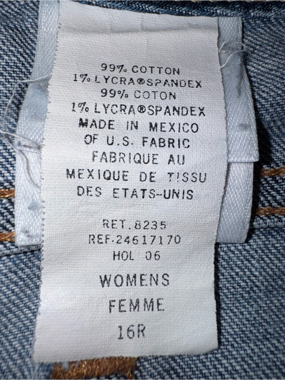 Eddie Bauer Relaxed Straight Leg Jeans Light Wash Women’s Size 16R Denim - Picture 7 of 9